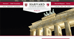 Desktop Screenshot of berlin.harvard-club.de